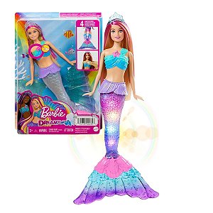 Barbie® Boneca Dreamtopia Sereia Luzes e Brilhos