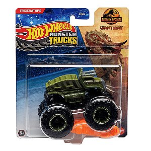 Hot Wheels Monster Trucks Jurassic Word 1:64 - Triceratops
