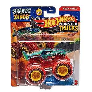 Hot Wheels Monster Trucks Shark Vs. Dinos 1:64 - Mega-Wrex
