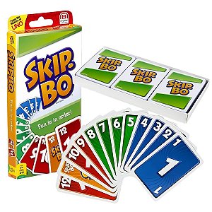 UNO Jogo de Tabuleiro UNO Skip-Bo