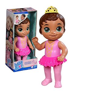 Baby Alive Princesa Bailarina Boneca Bebê Cabelos Castanhos - Hasbro