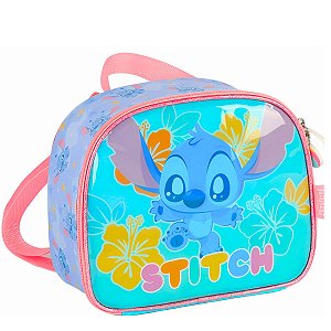 Lancheira Escolar Stitch Aloha Turquesa LA42403SC - UP4YOU