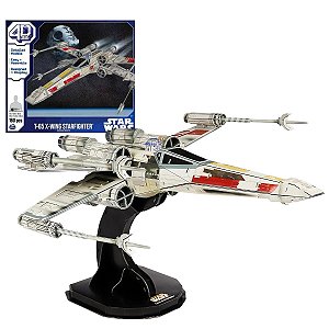 Quebra-cabeça 4D Build - T-65 X-Wing Starfighter -  Star Wars -160pcs  - Sunny