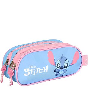 Estojo Triplo  Baby Stitch Azul - Disney