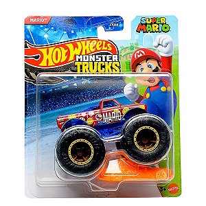 Hot Wheels Monster Trucks Super Mario 1:64 - Mario
