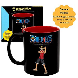 Caneca Magic - Muda de Cor 350ml - One Piece