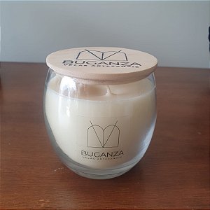 Vela Copo Whisky Super Luxo 270g Cereja e Avelã