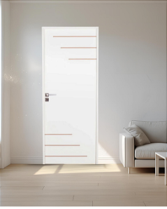 PORTA MADEIRA FRISADA MILANO PRIMER MONTADA BAT ECOL 11 FECHADURA EXTERNA MODENA