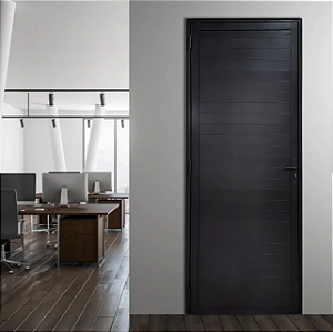 PORTA LAMBRIL DUPLO SEM VIDRO ALUMINIO PRETO - LINHA PREMIUM