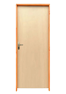 PORTA MADEIRA LISA MISTA C/ FECHADURA INTERNA TAMBOR BATENTE 11