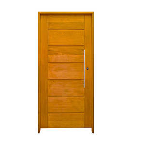 PORTA MADEIRA BIG BROTHER MISTA C/ PUXADOR E FECH ROLETE - BATENTE 11CM