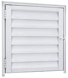 DUPLICADO - PORTA ABRIGO ALUMÍNIO BRANCO - LINHA 25