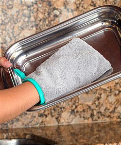 Luva de Polimento Lustradora Para Inox dar Brilho Esfrebom