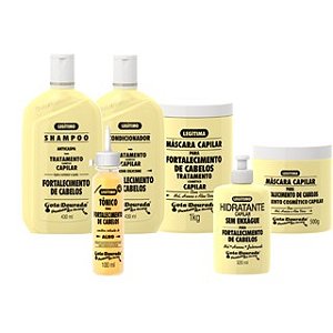 Shampoo Condicionador Creme Máscara Tônico Legitimo Original Gota Dourada