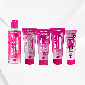Sabonete Água Micelar Gel Esfoliante Rosa Mosqueta Pele Seca Dermachem