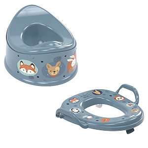 Kit Urinol Assento Redutor Infantil Penico Mictório Troninho