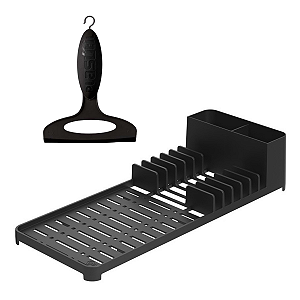 Kit Sobre A Pia 2pçs Escorredor Louça Rodinho 13cm Cozinha