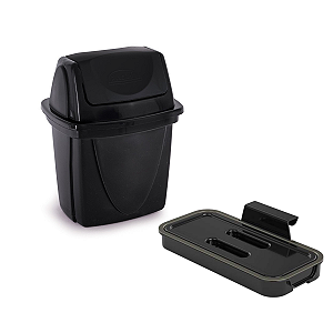 Kit Lixeira Basculante 4,9L Lixeira De Armário Cozinha Pia