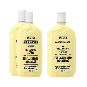 Kit Shampoo Condicionador Legítimo Alho Original 430ml 3pçs