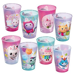 Copo Infantil Super Herói Princesas 320ml - Plasútil Vários Modelos