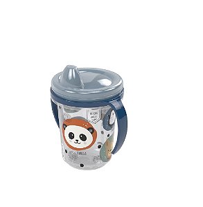 Copo Caneca Com Alça e Tampa Vários Modelos Infantil Baby 330ml