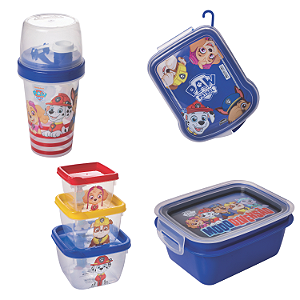 Kit Marmita Infantil Sanduicheira Pote Connect e Shakeira