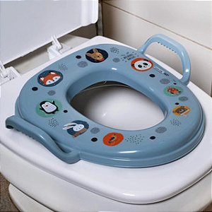 Assento Sanitário Redutor Infantil Oval Segurança Vaso Sanitário Criança Estampas Diversas