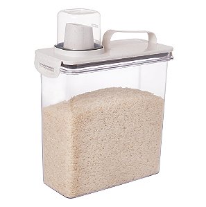 Dispenser Multiuso C/ Bico Dosador Trava Mais Cristal Cereais Lavanderia