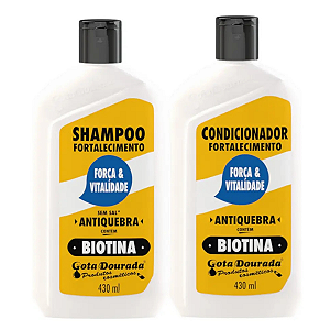 Kit Shampoo E Condicionador Fortalecimento Biotina
