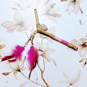 Aplicador de Rapé - Tepi Tons de Rosa (R0029)