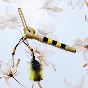 Aplicador de Rapé - Tepi Tons de Colméia (R0031)