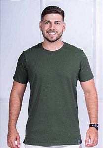 CAMISETA MASCULINA - CHESS - COR MATA VERDE