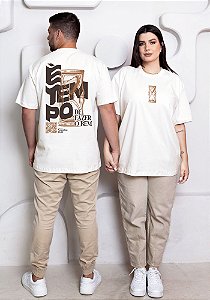 OVERSIZED - É TEMPO - COR MARFIM