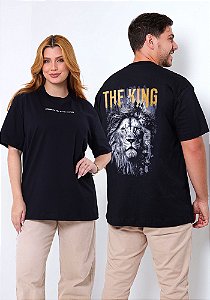 OVERSIZED - THE KING - COR PRETO