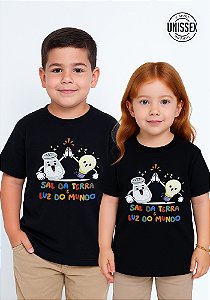 INFANTIL UNISSEX - SAL DA TERRA E LUZ DO MUNDO - COR PRETO