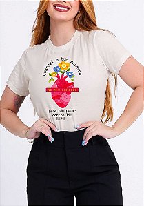T-SHIRT FEMININA - GUARDEI A TUA PALAVRA
