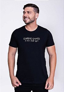 T-SHIRT MASCULINA - ESPÍRITO-SANTO - COR PRETO