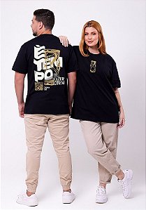 OVERSIZED - É TEMPO - COR PRETO