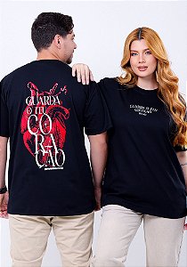 OVERSIZED - GUARDA O TEU CORAÇÃO - COR PRETO