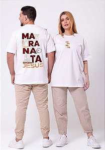 OVERSIZED - MARANATA - COR MARFIM