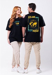 OVERSIZED - EIS-ME AQUI - COR PRETO
