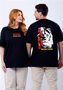 OVERSIZED - JESUS NOME SOBRE TODO NOME - COR PRETO