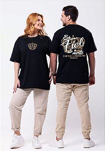 OVERSIZED - SÊ FIEL ATÉ A MORTE - COR PRETO