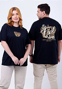 OVERSIZED - SÊ FIEL ATÉ A MORTE - COR PRETO