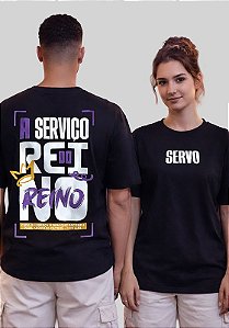 OVERSIZED - SERVO A SERVIÇO DO REINO - COR PRETO