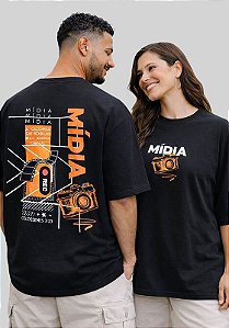 OVERSIZED - MÍDIA - COR PRETO