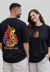 OVERSIZED - SANTO ESPÍRITO - COR PRETO