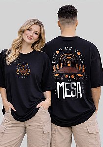 OVERSIZED - ESTOU DE VOLTA A MESA - COR PRETO