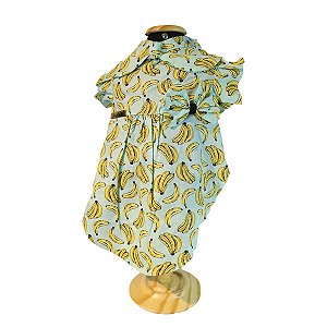 Roupa pet  - Vestido Pet Bananinha