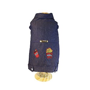 Roupa pet  - Roupa Pet Colete Jeans